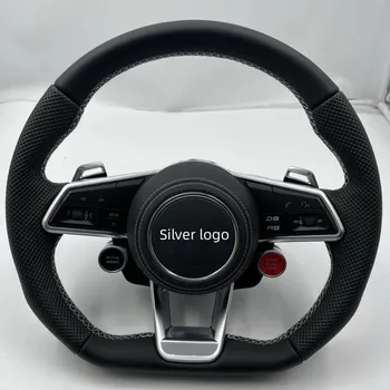 Для Audi A6 C7 универсальное многофункциональное рулевое колесо в сборе на заказ рулевое колесо (кнопка запуска с одной клавишей + лопасти)
