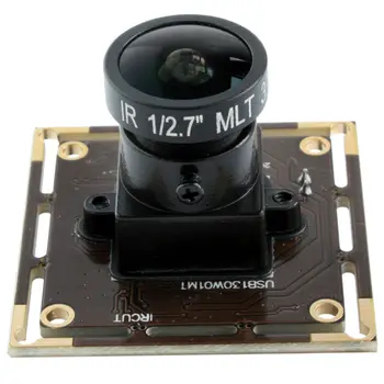 1.3мегапиксельная камера с низкой освещенностью 0.01люкс Cmos Micro HD Usb 2.0 Широкоугольный Модуль Cmos-видеокамеры с Горизонтальным углом обзора 112 градусов