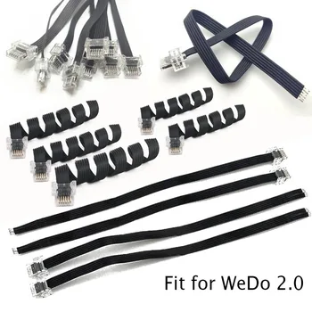 20-100шт Технические функции питания Кристаллический соединительный кабель для соединительного кабеля We-Do 25 см MOC Запчасти Строительные блоки Двигателей