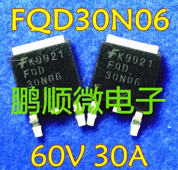 30шт оригинальный новый FQD30N06 30N06 N-канальный полевой транзистор TO252