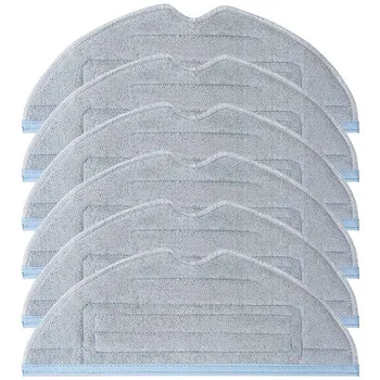 6 Упаковок Сменных Вакуумных прокладок для швабры Roborock S7 S7 + T7S Plus Аксессуары Многоразового использования Влажная мягкая прокладка из микрофибры