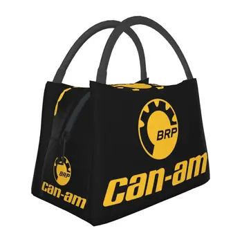 Can Am Изолированные сумки для ланча для женщин с логотипом BRP ATV, Портативный кулер, Термальный Ланч-бокс для еды, Открытый Кемпинг, Путешествия