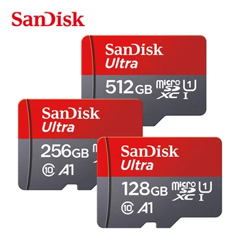 SanDisk 100% Оригинальная Карта памяти 128 ГБ 64 ГБ 32 ГБ A1 Micro TF SD Карта класса 10 UHS-1 Флэш-карта для Samrtphone/ПК