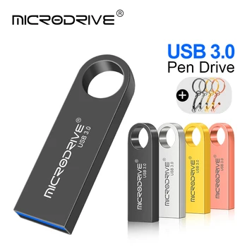 USB Флэш-Накопитель 3,0 Memory Stick Флешка 128 ГБ 64 ГБ 32 Гб 16 ГБ Cle USB 3,0 Водонепроницаемый 64 ГБ 128 Гб Высокоскоростной Металлический 3,0 USB-диск