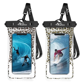 Водонепроницаемый Чехол-держатель MoKo для телефона, 2 упаковки, Плавающий Чехол-Сухая сумка с ремешком для iPhone 13/13 Pro Max, Galaxy S21 Ultra/S9