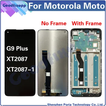 Для Motorola Moto G9 Plus XT2087 XT2087-1 ЖК-дисплей с сенсорным экраном, Дигитайзер, Сборка, Запчасти для ремонта, Замена