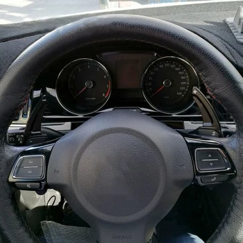 Лопатка Переключения Передач Рулевого колеса Автомобиля DSG Удлинитель Лопатки Для VW Tiguan Golf 6 MK5 MK6 Jetta GTI R20 R36 CC Scirocco Seat Leon Auto