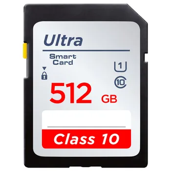 Лучшая SD-карта 64 ГБ 128 ГБ 256 ГБ V10 16 ГБ 32 ГБ Обычная Полноразмерная Флэш-карта памяти SD Высокой Скорости для Камеры