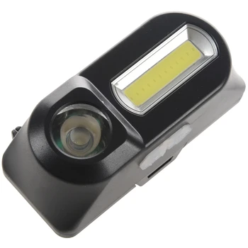 Мини Водонепроницаемая Xpe Cob светодиодная 6-режимная фара головного света, USB Перезаряжаемая лампа головного света, фонарик для улицы