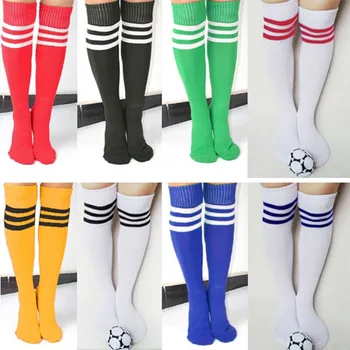 Новые Высокие носки выше колена для девочек, женские носки 2023, Новые модные, сексуальные, в полоску, для болельщиц, в полоску, Длинные носки