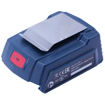 Подходит для BOSCH GAA18-24 USB интерфейсный адаптер с индикатором зарядки Сокровище Подходит для 14,4-18 В