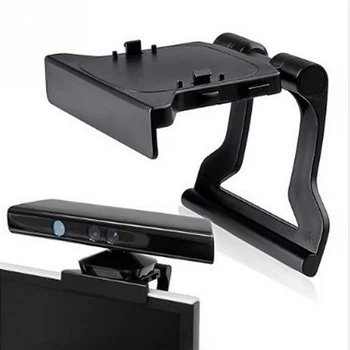 Регулируемый Зажим для крепления ТВ-монитора, Складной кронштейн для Xbox 360, подставка для сенсорной камеры Kinect, держатель