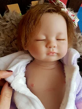 Силиконовая Кукла для Новорожденной Девочки, Реалистичное Перерождение Недоношенного Ребенка, Детские игрушки