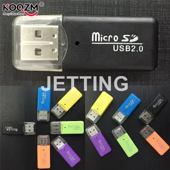 Струйный горячий мини-USB SD/MMC Устройство чтения карт памяти 480 Мбит/с для компьютера, ноутбука, USB-карты, Прямая доставка