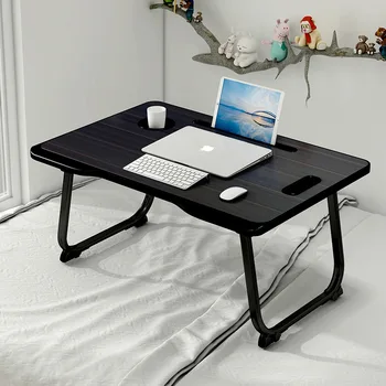 Студенческая Кровать, Складной Столик С выдвижными ящиками, Серия Того же цвета, Спальня, Кровать для ноутбука, Рабочий Письменный стол