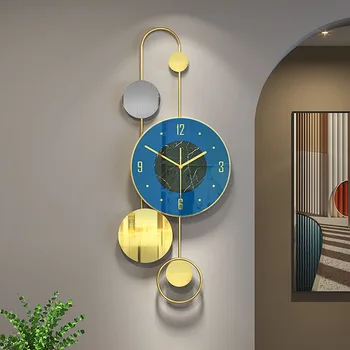 Электронные часы Большого формата, Стильные настенные часы для прихожей, Бесшумная Графика, Hogar Y Decoracion Furniture Room Mzy